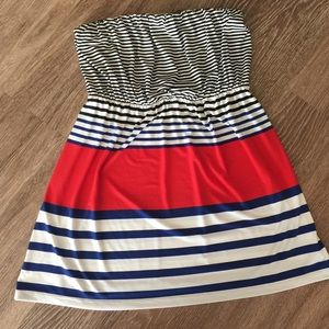 Strapless Nautical tunic
